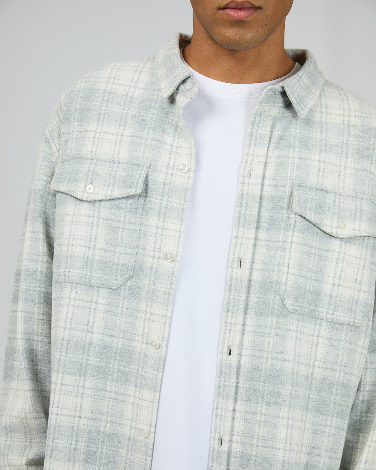 Simmer Check Shirt Grey
