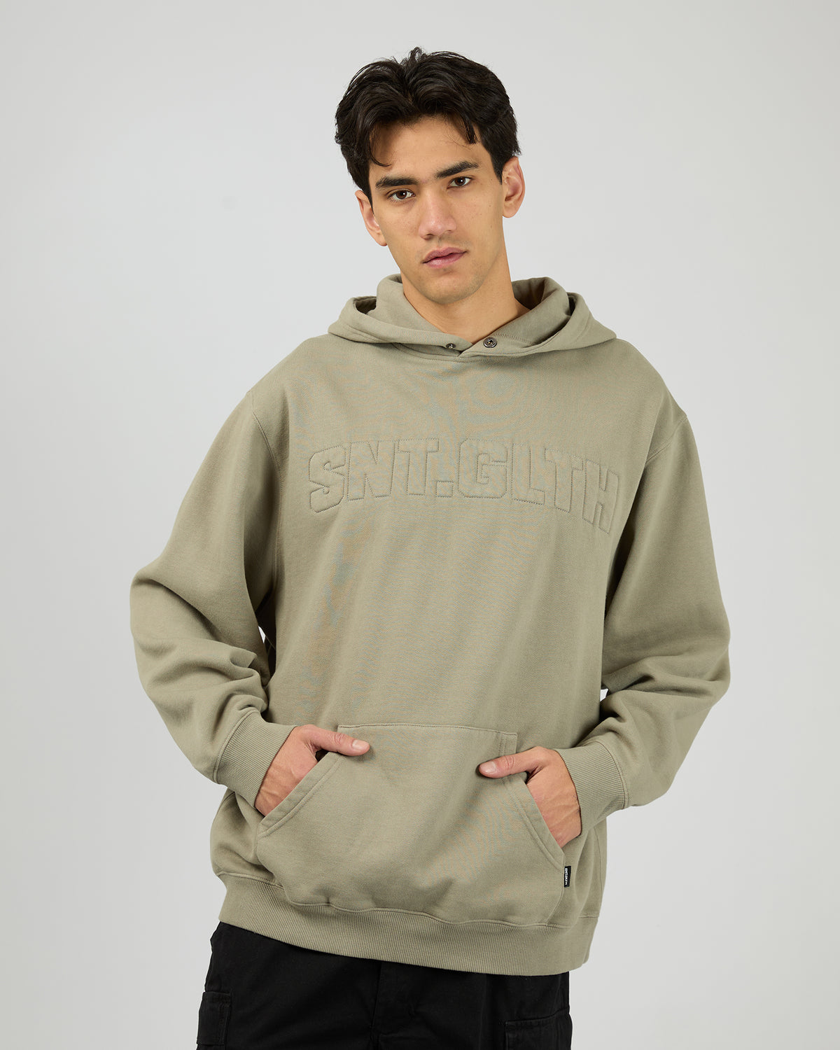 Raised Hoodie Vintage Khaki