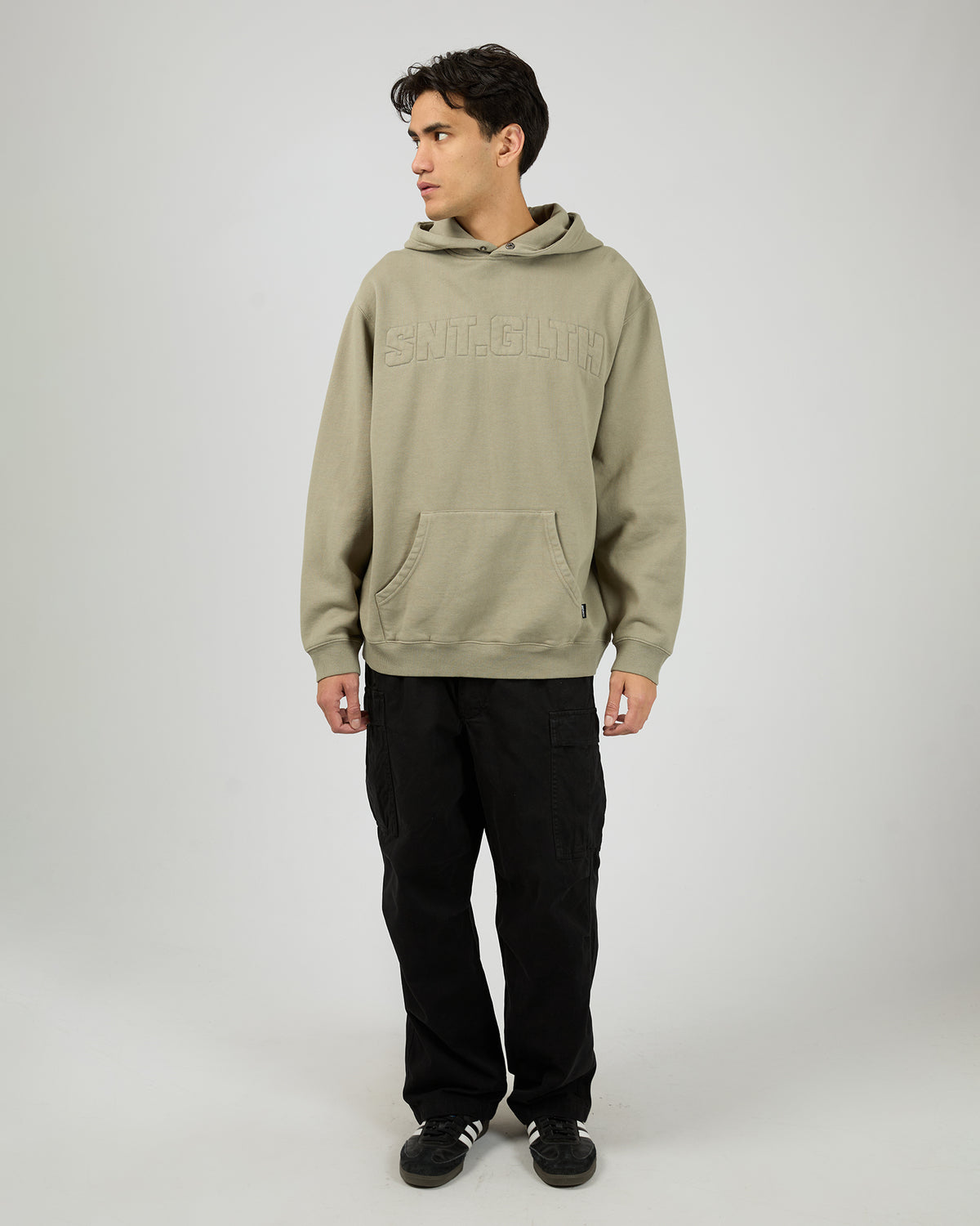 Raised Hoodie Vintage Khaki