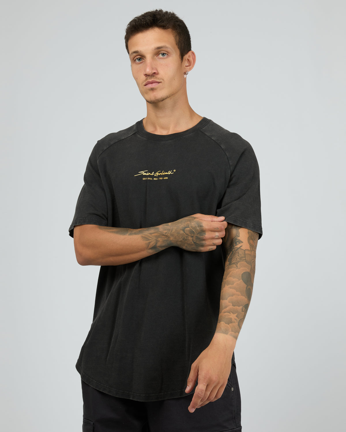 Endorsed Tee Washed Black