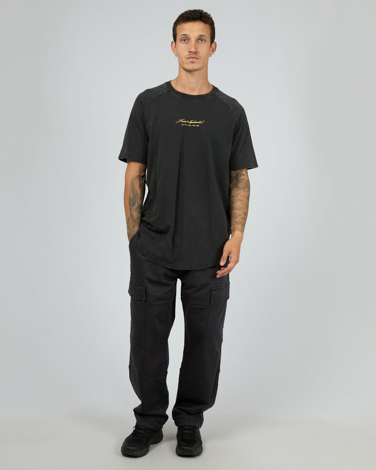Endorsed Tee Washed Black