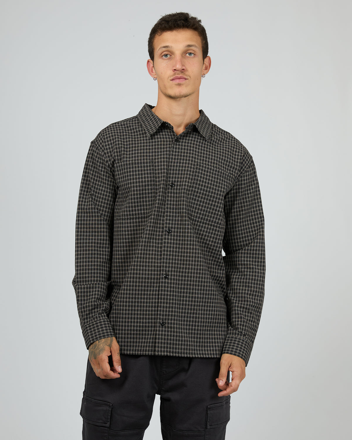 Benton Ls Shirt Black