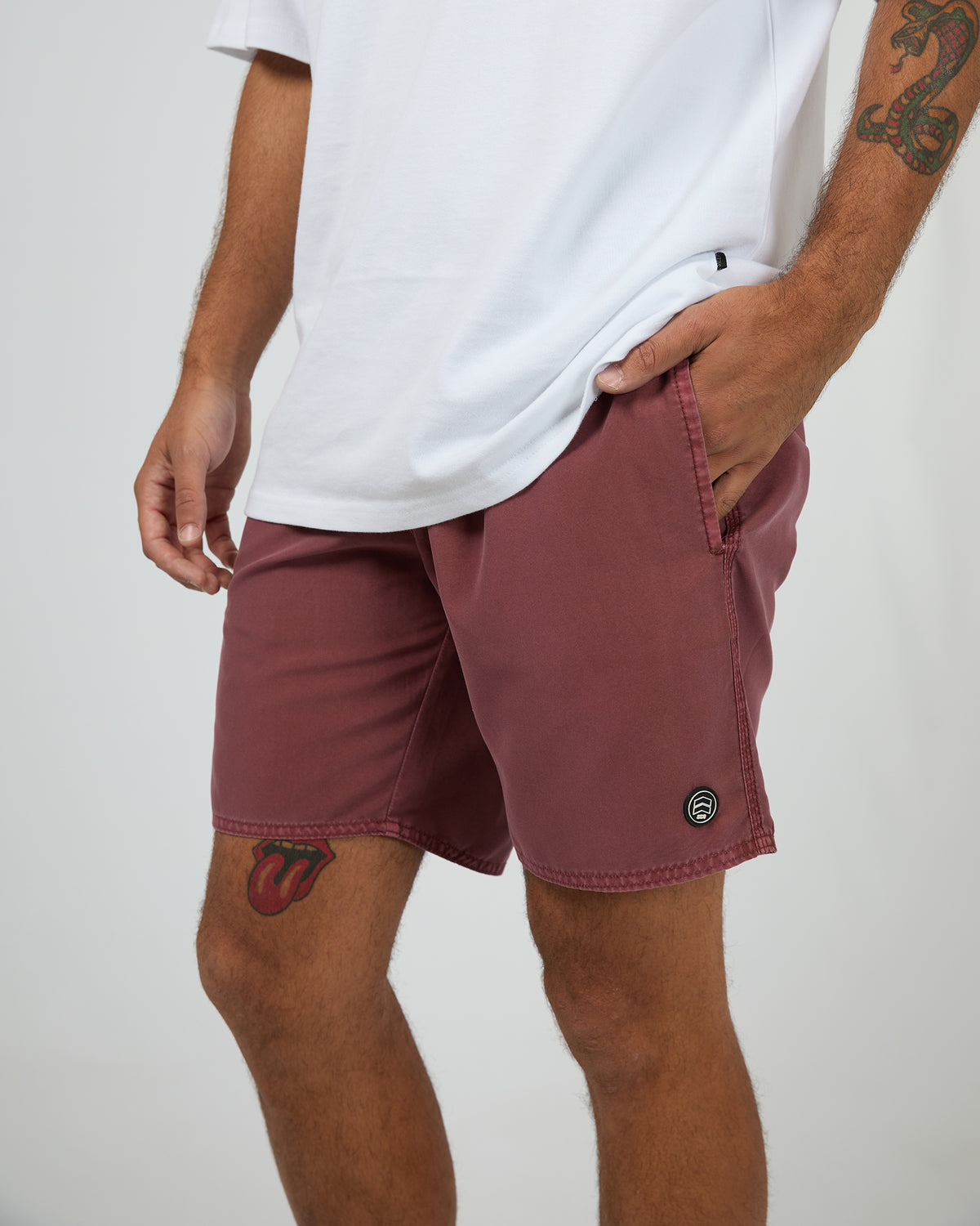 Illusion Short Burgandy