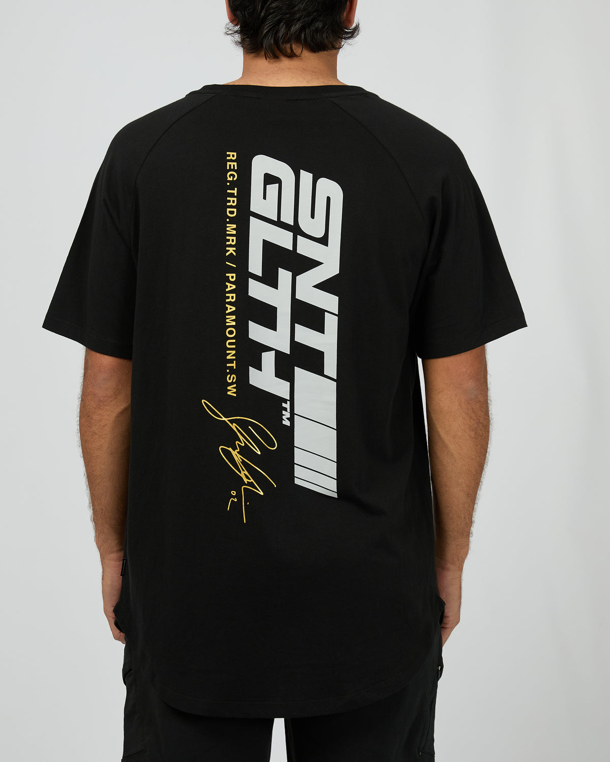 Pace Raglan Tee Black