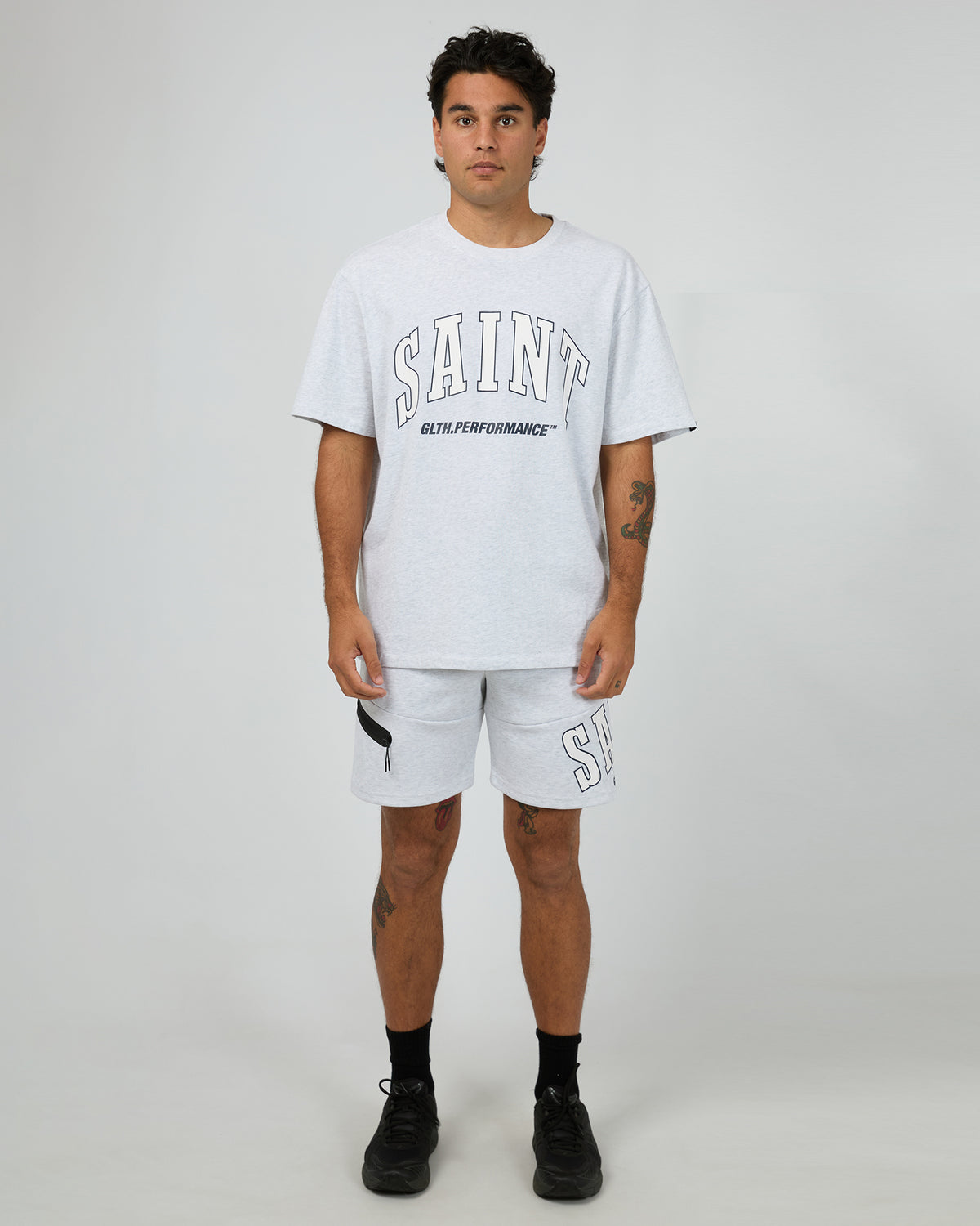 Baseline Tee Grey Marle