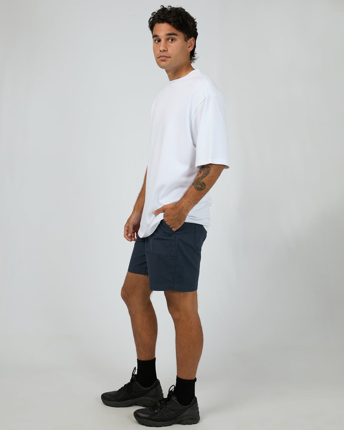Camper Short Navy