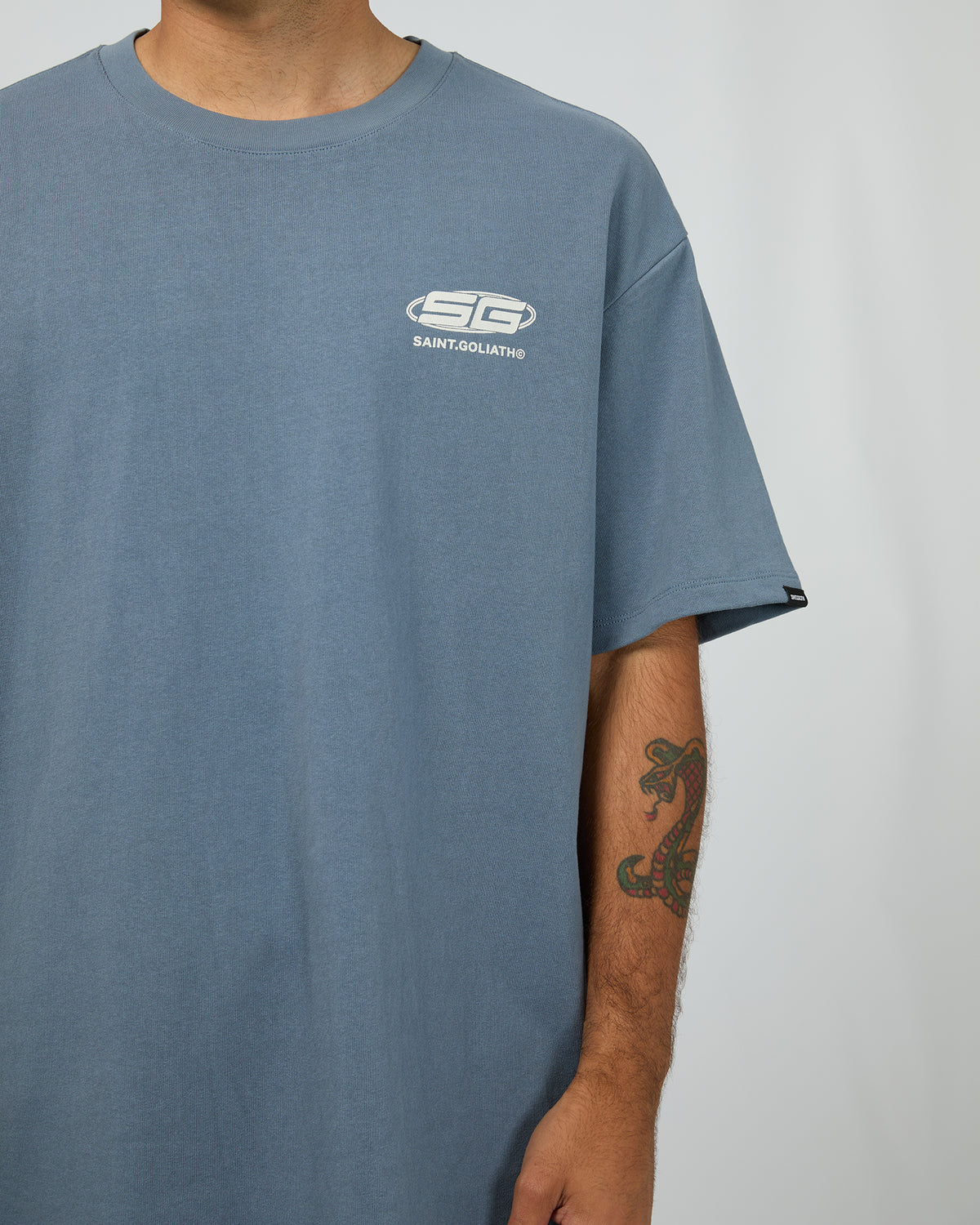 Saturn Tee Blue