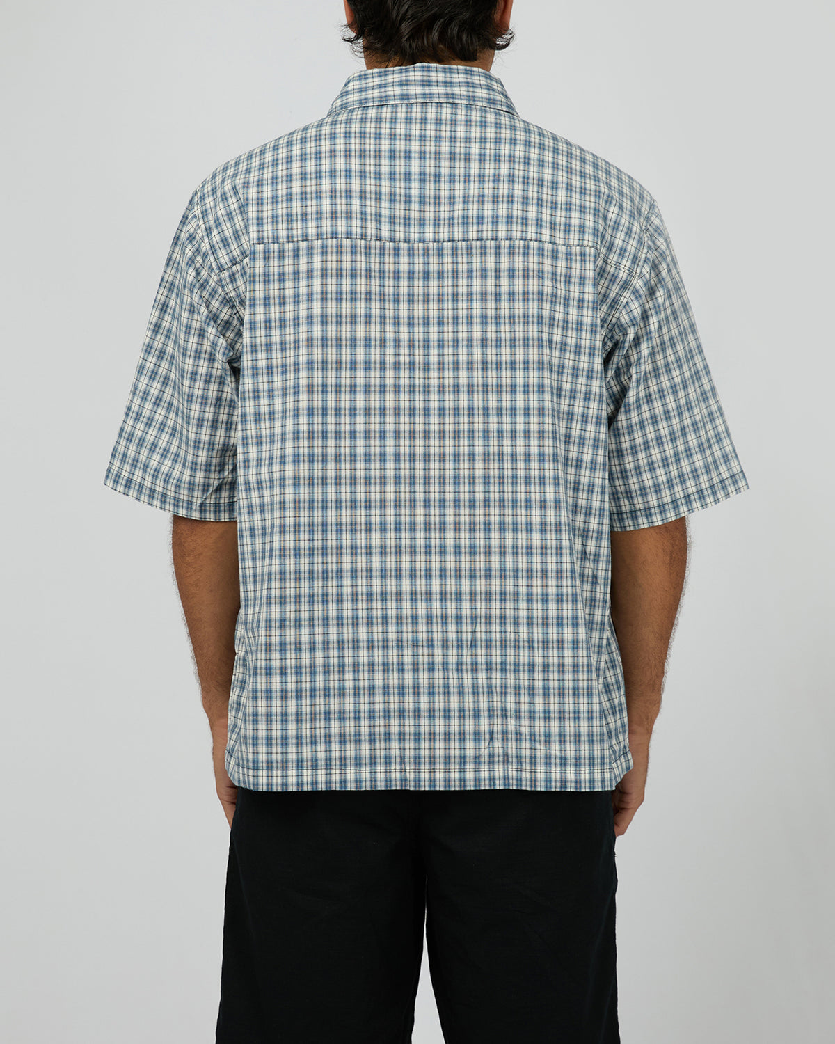 Angler Ss Shirt Blue