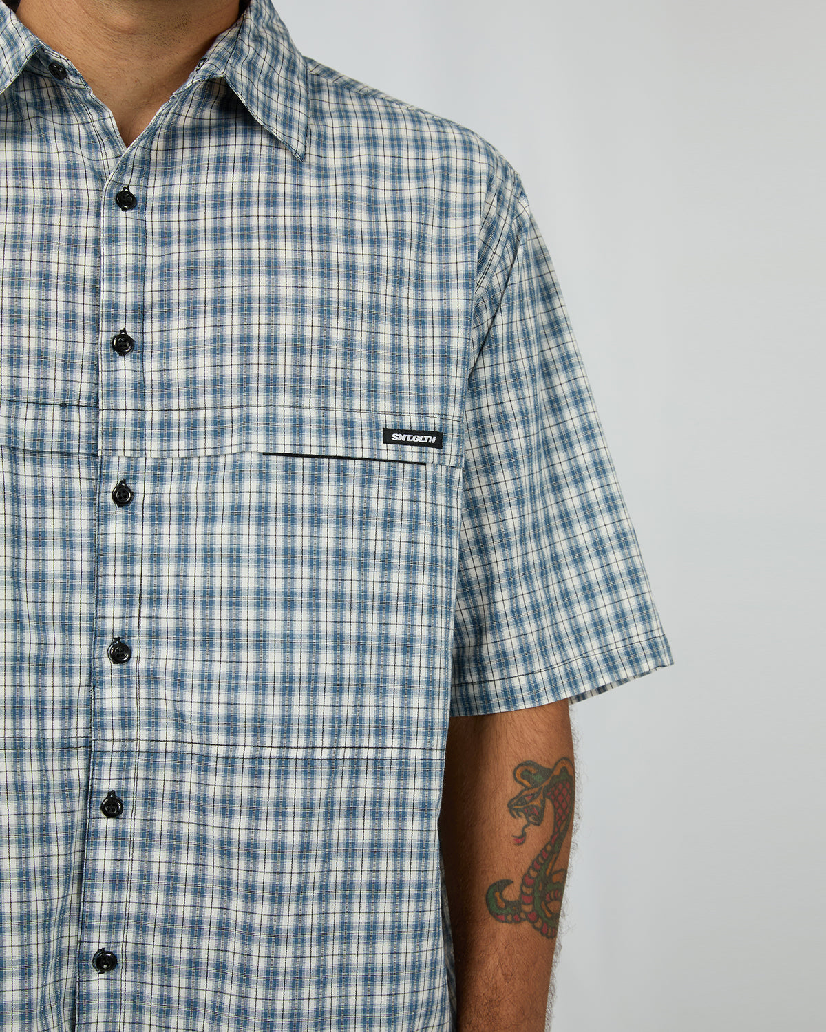 Angler Ss Shirt Blue