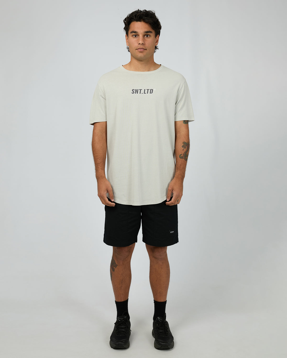 Vital Ext Scoop Tee Grey