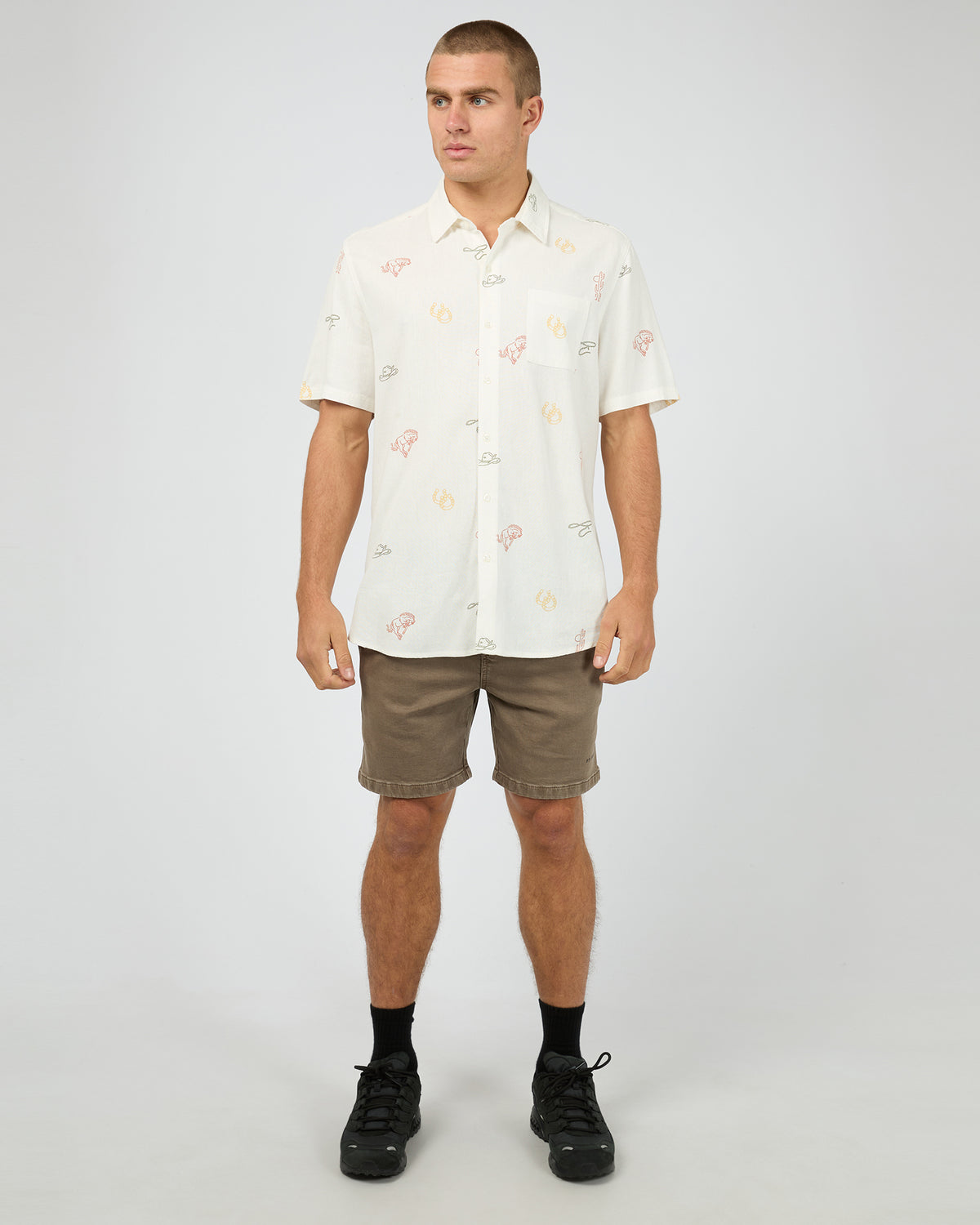 Ranch S/S Shirt White