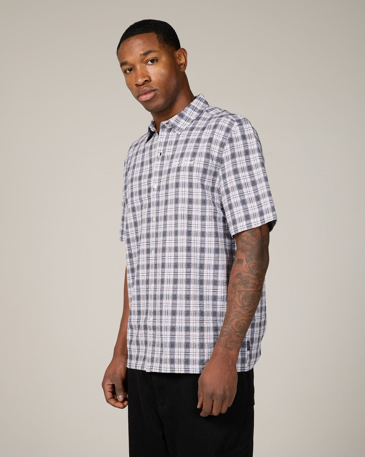Villa Short Sleeve Shirt Navy