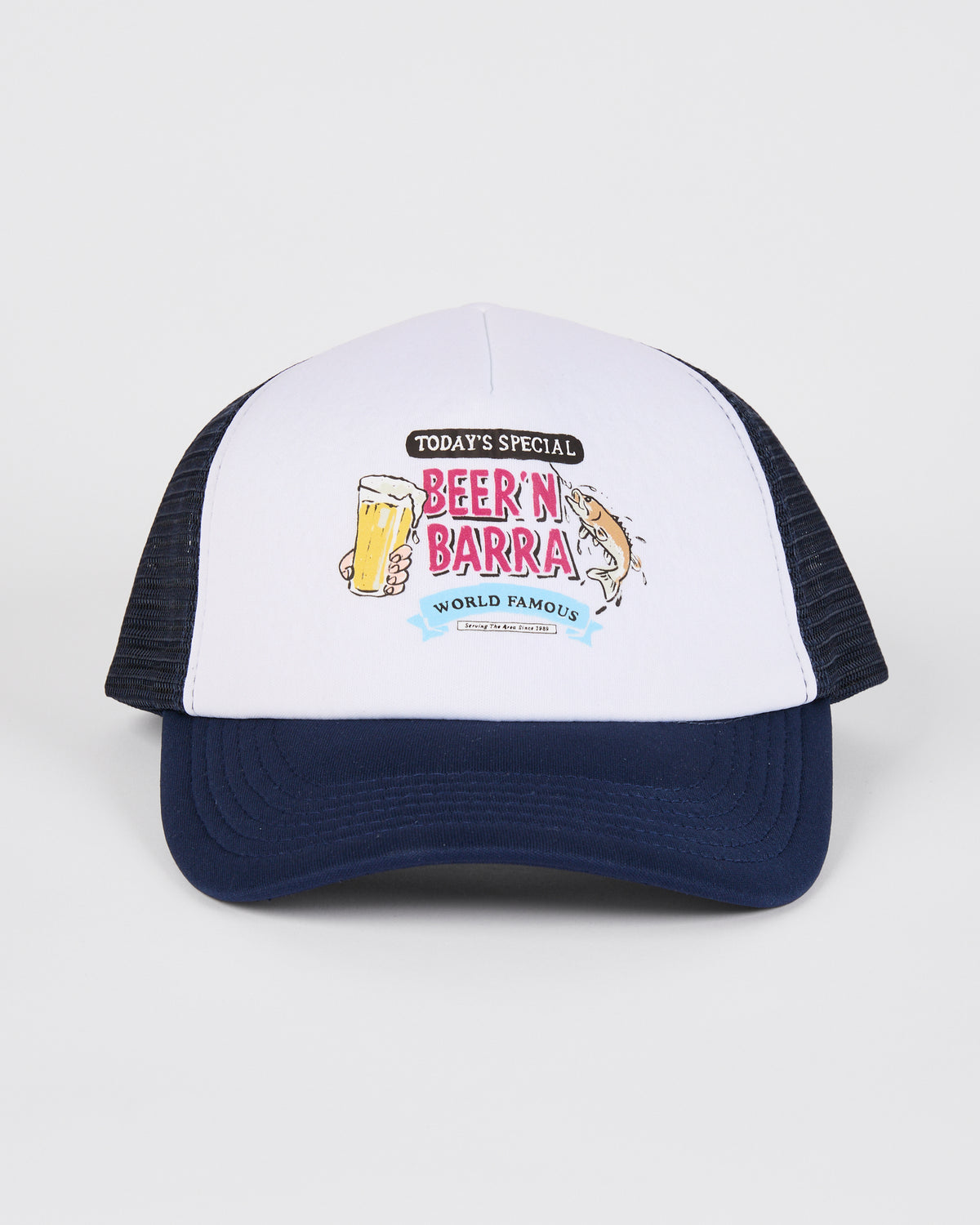 Beer & Barra Trucker Navy