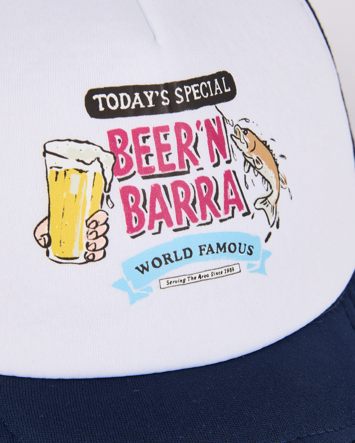 Beer & Barra Trucker Navy