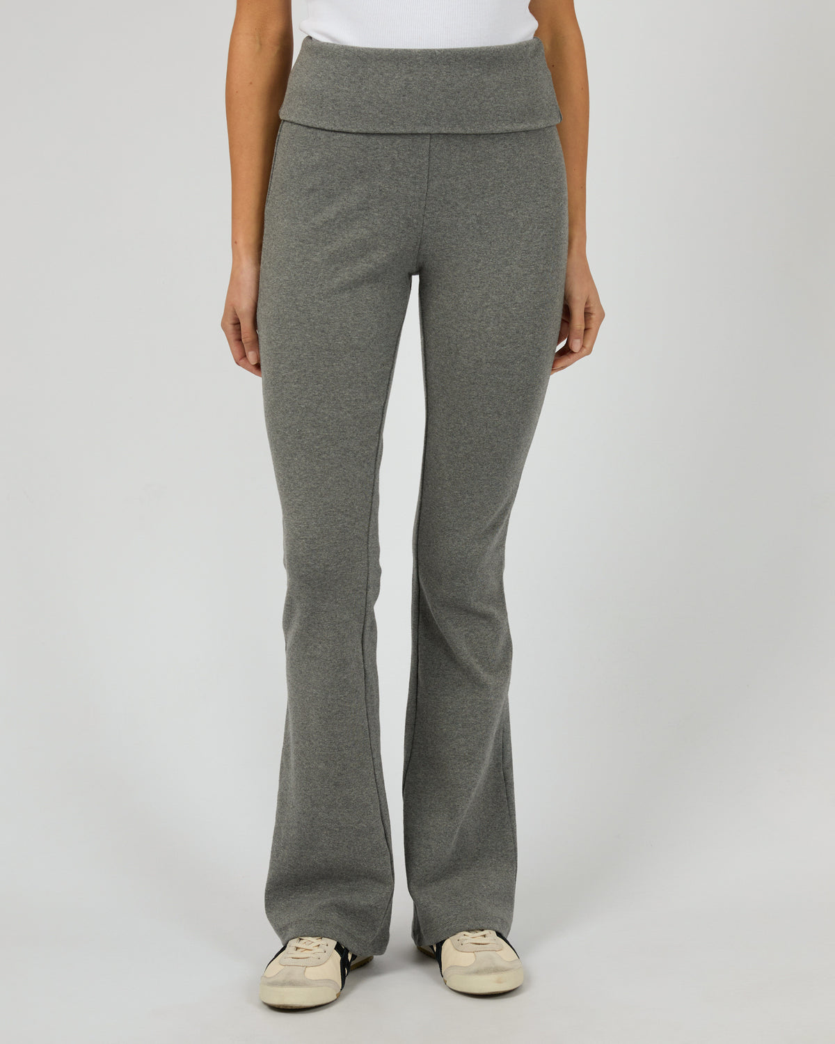 Elina Flare Pant Charcoal