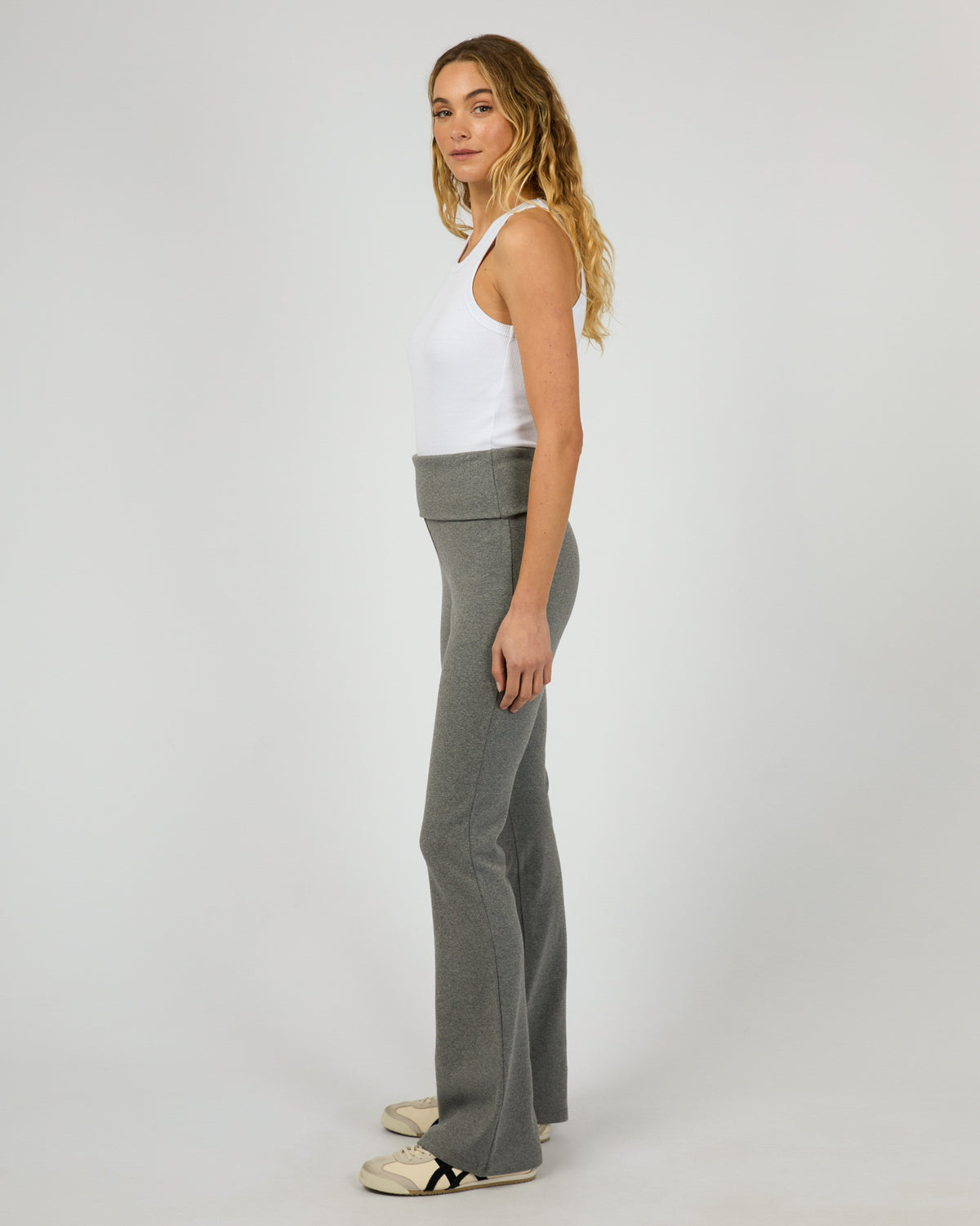Elina Flare Pant Charcoal