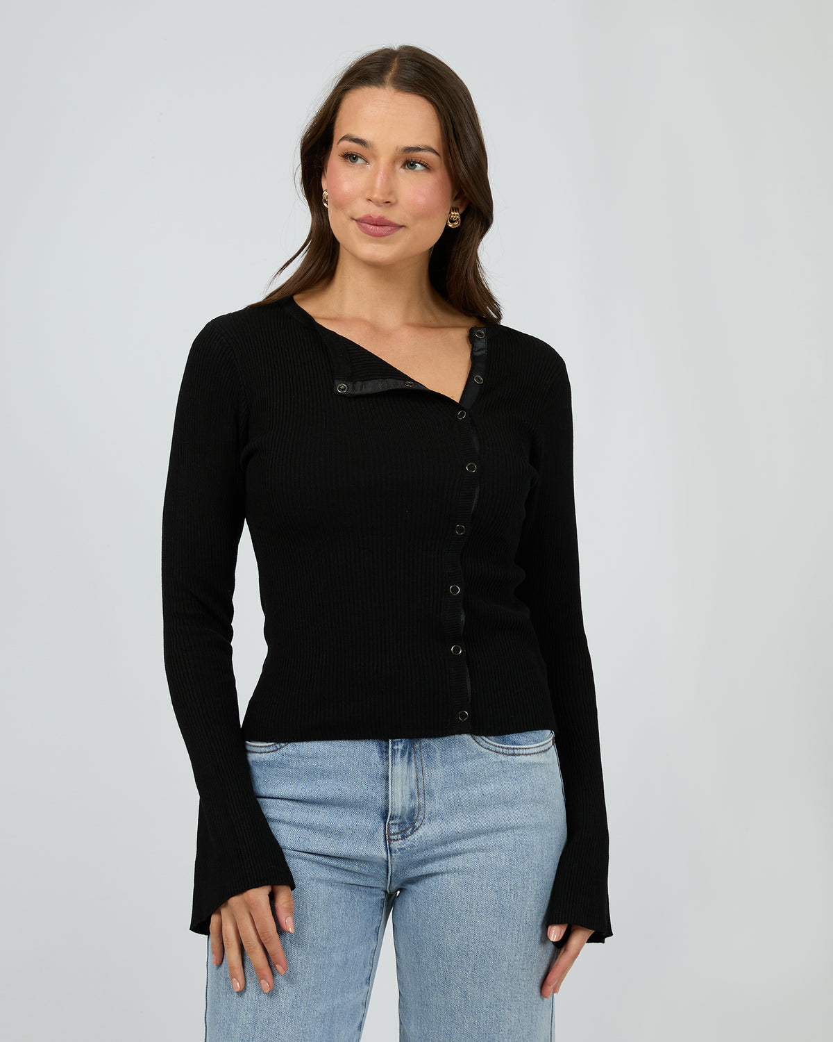 Marleigh Knit Long Sleeve Black