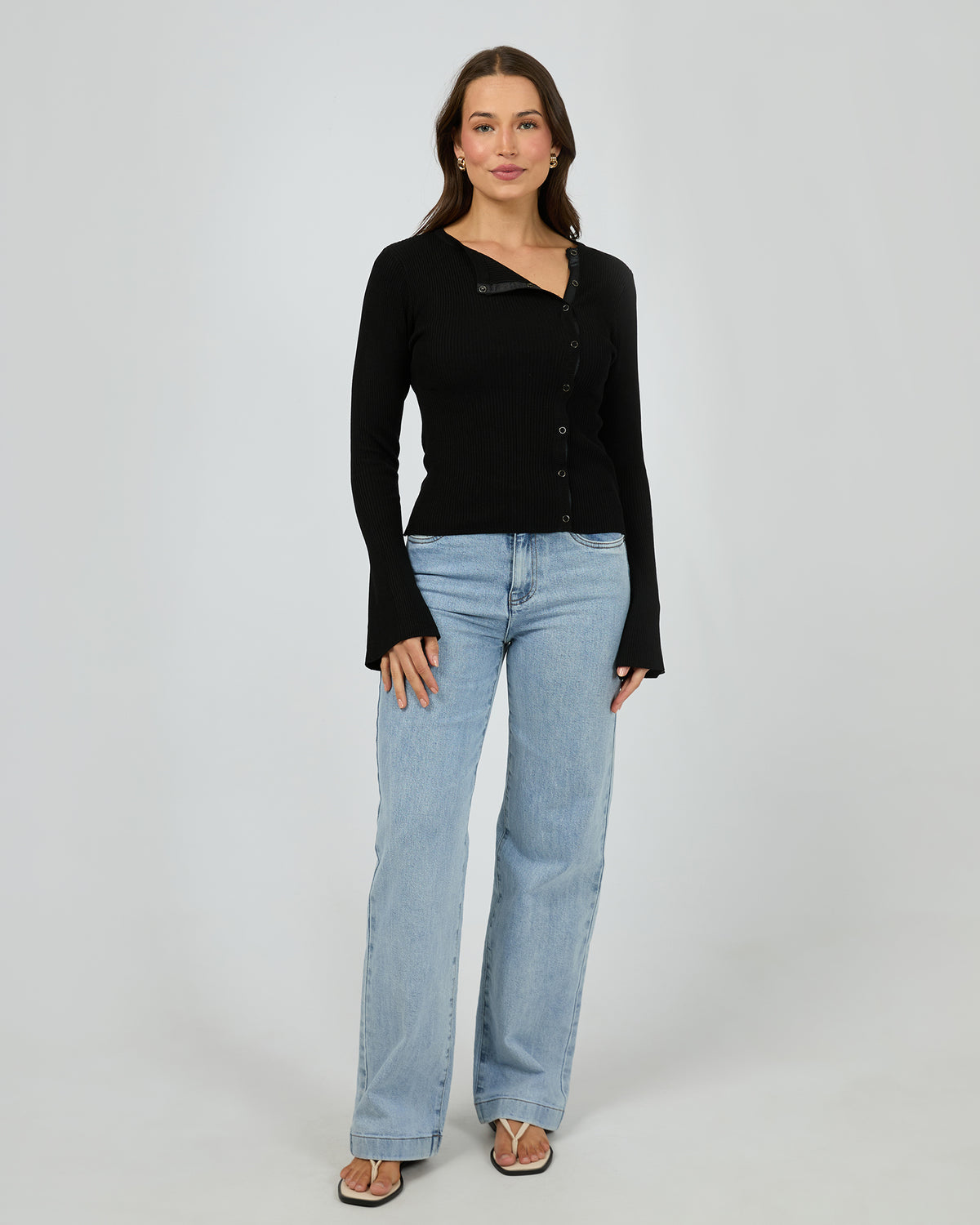 Marleigh Knit Long Sleeve Black