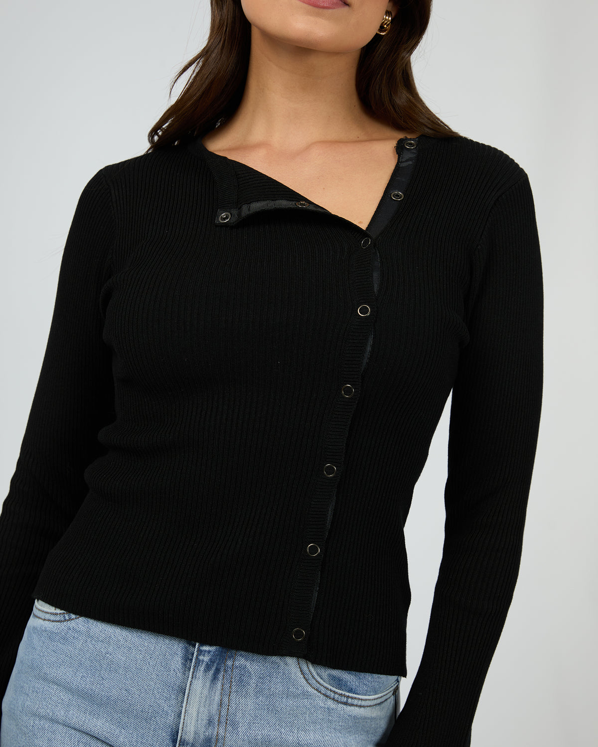 Marleigh Knit Long Sleeve Black