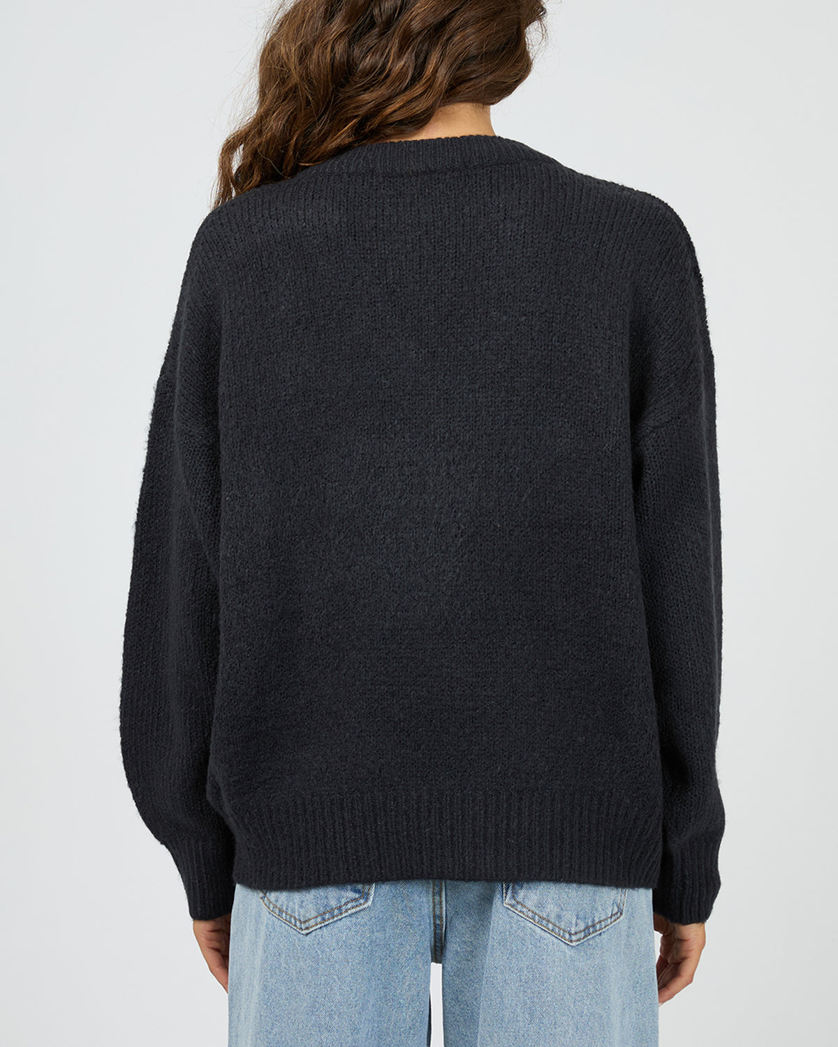Elias Chunky Knit Jumper Navy