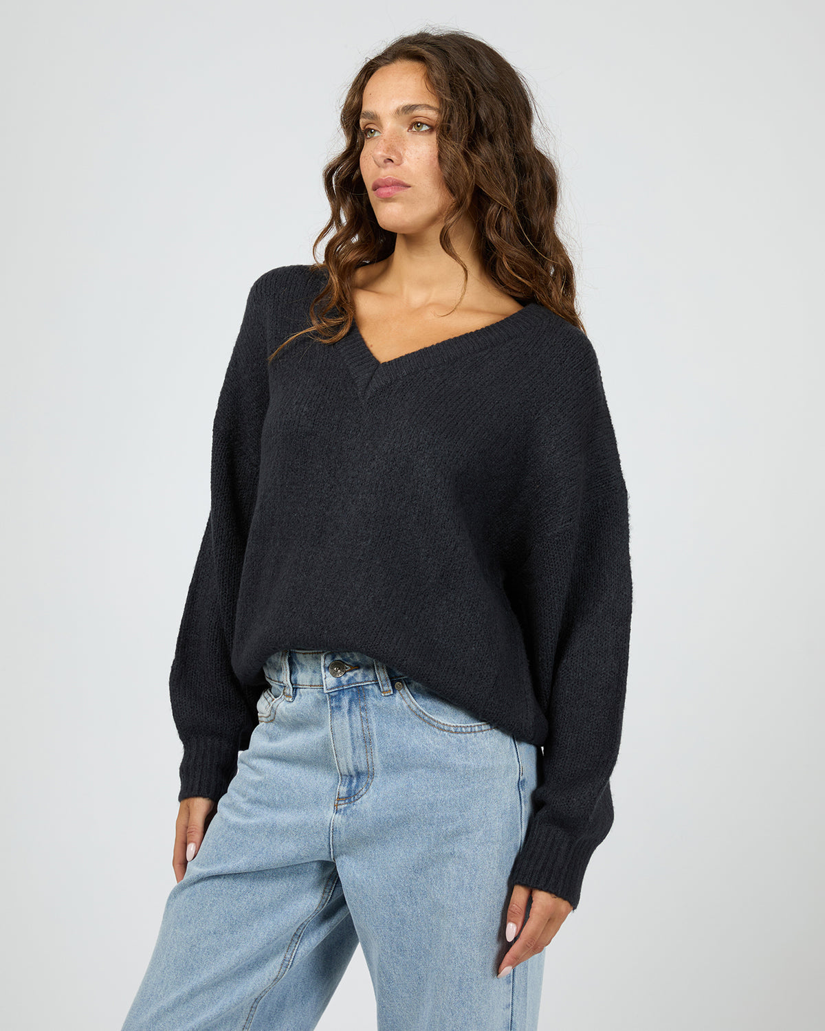 Elias Chunky Knit Jumper Navy