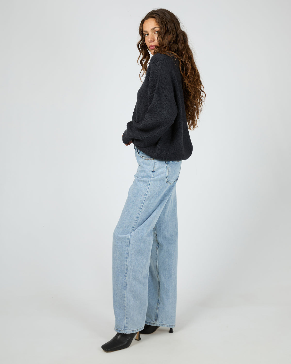 Elias Chunky Knit Jumper Navy