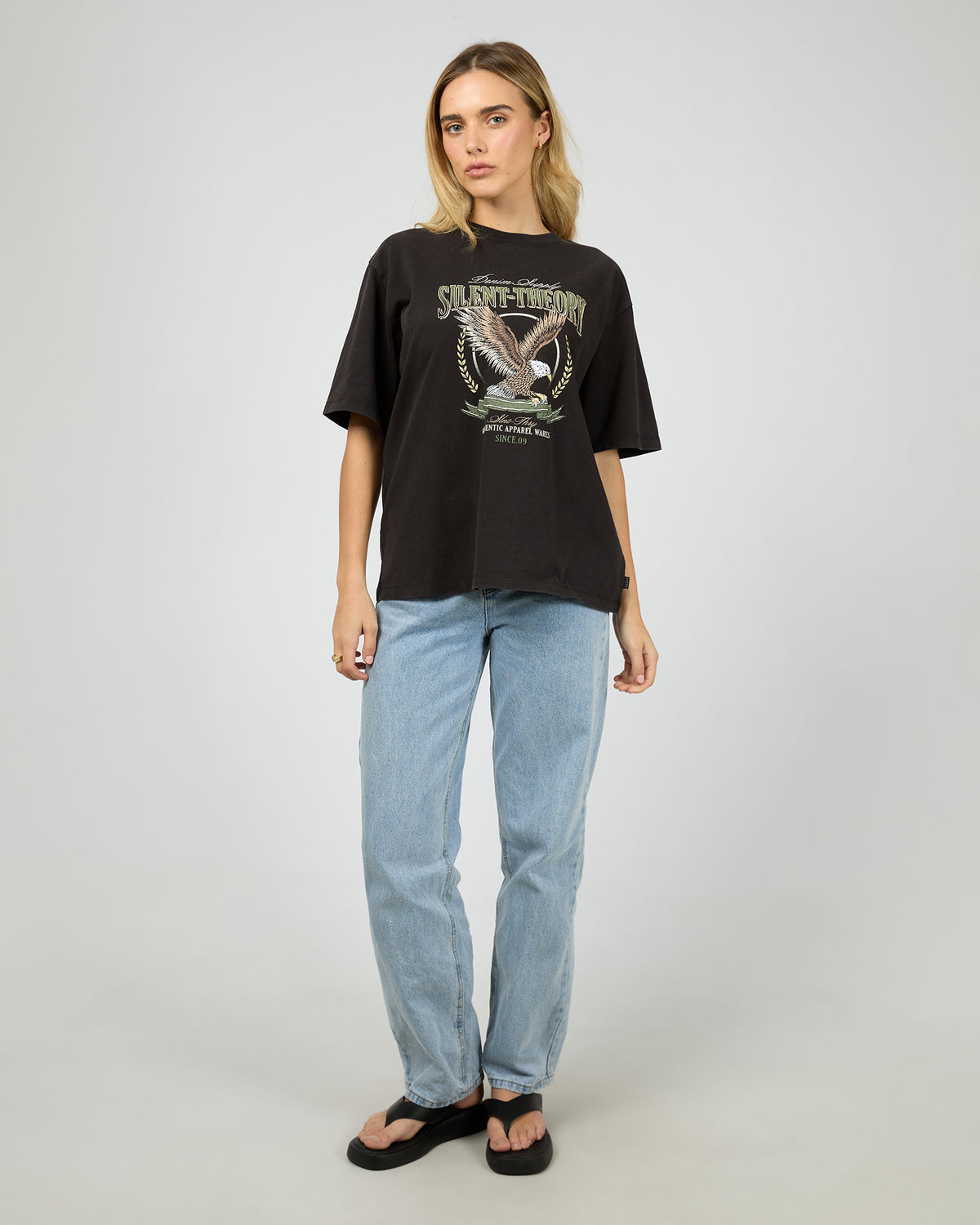 Airborne Tee Washed Black