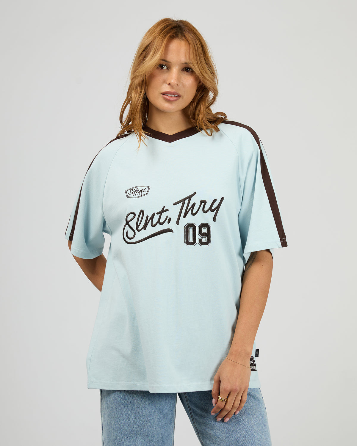Brooklyn Sports Tee Light Blue