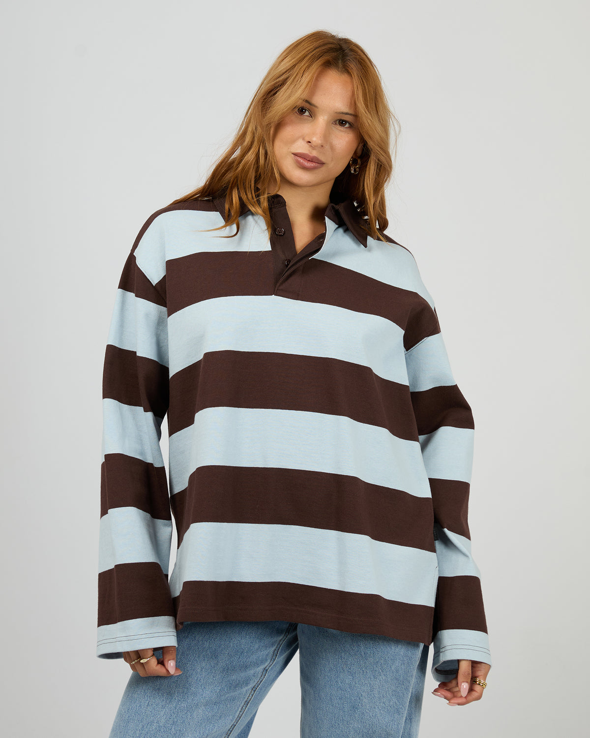 Darby Rugby Top Chocolate