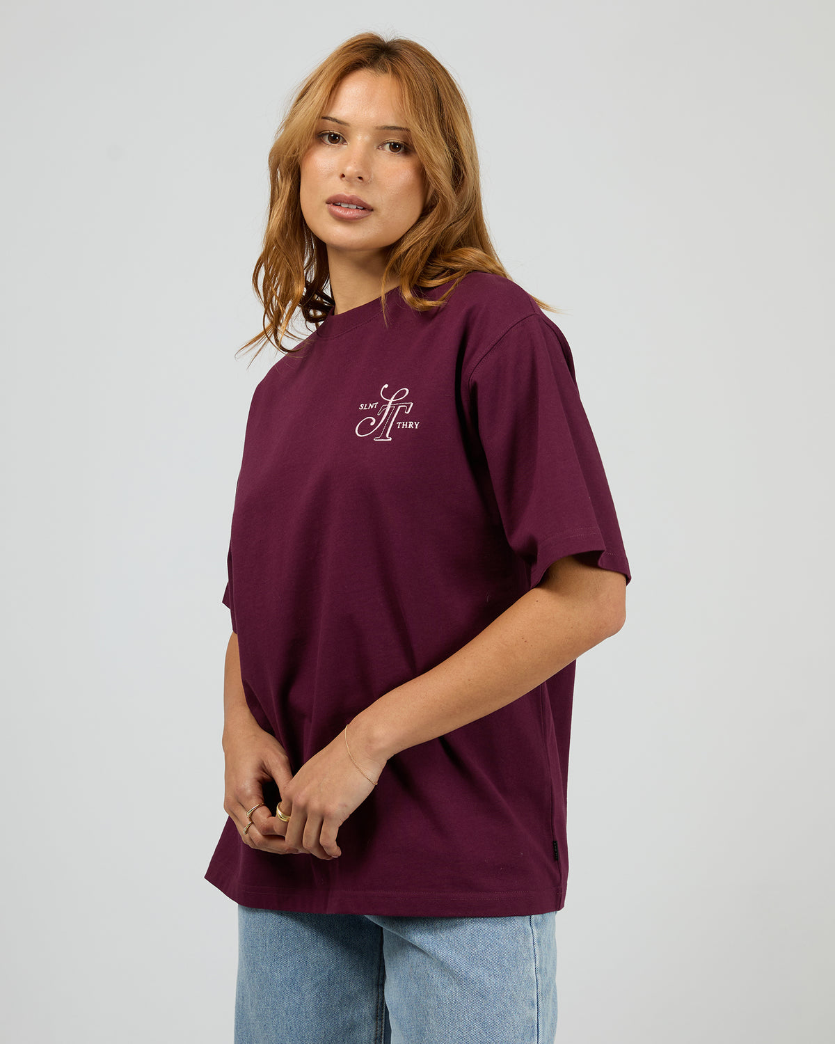 Elevated Tee Cherry