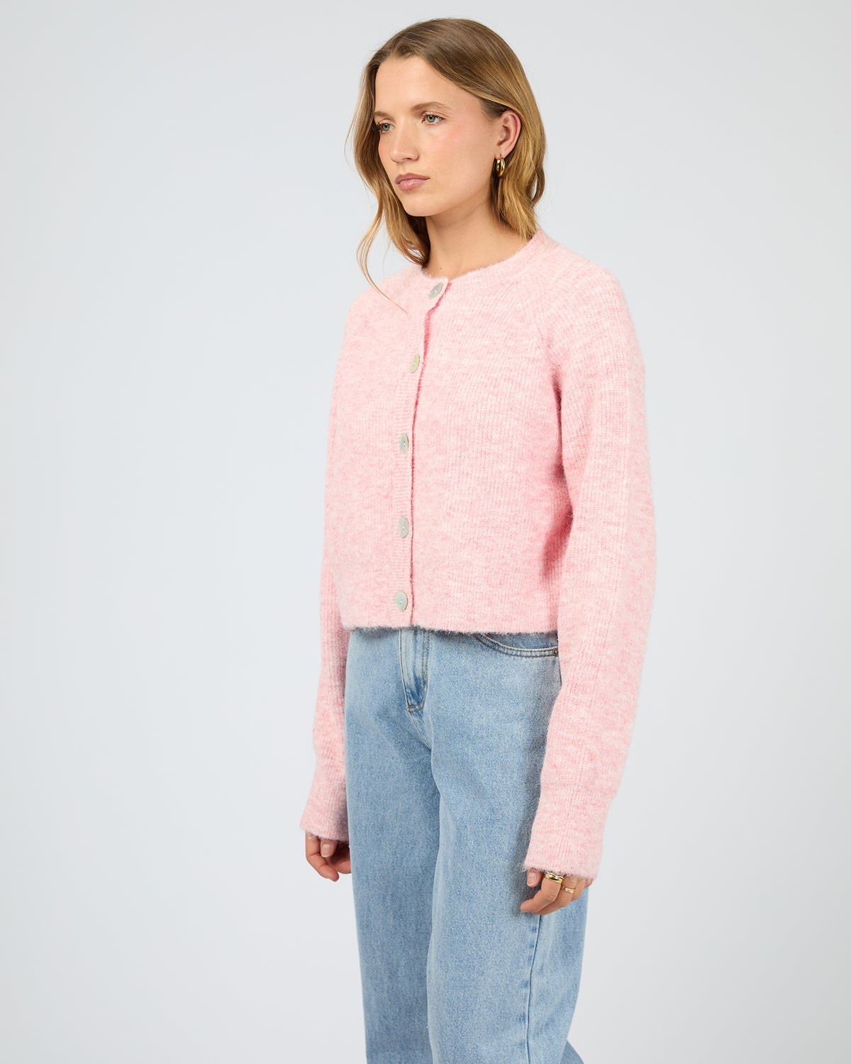 Darby Knit Cardigan Pink