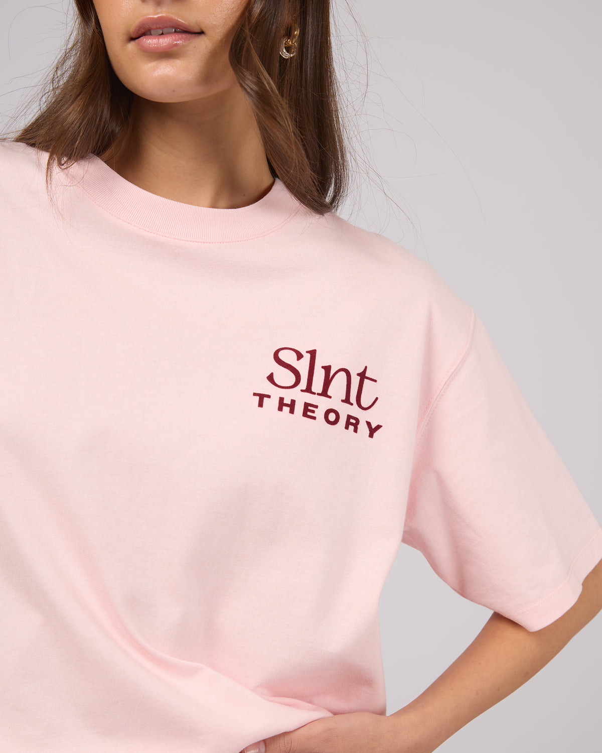 Create Oversized Tee Pink