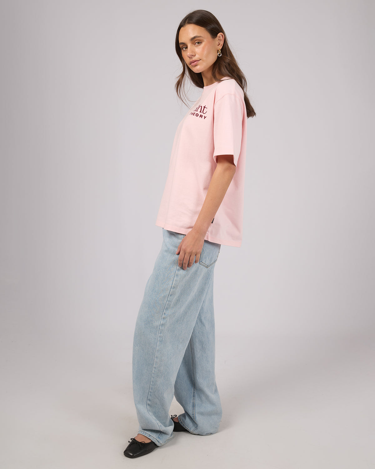 Create Oversized Tee Pink