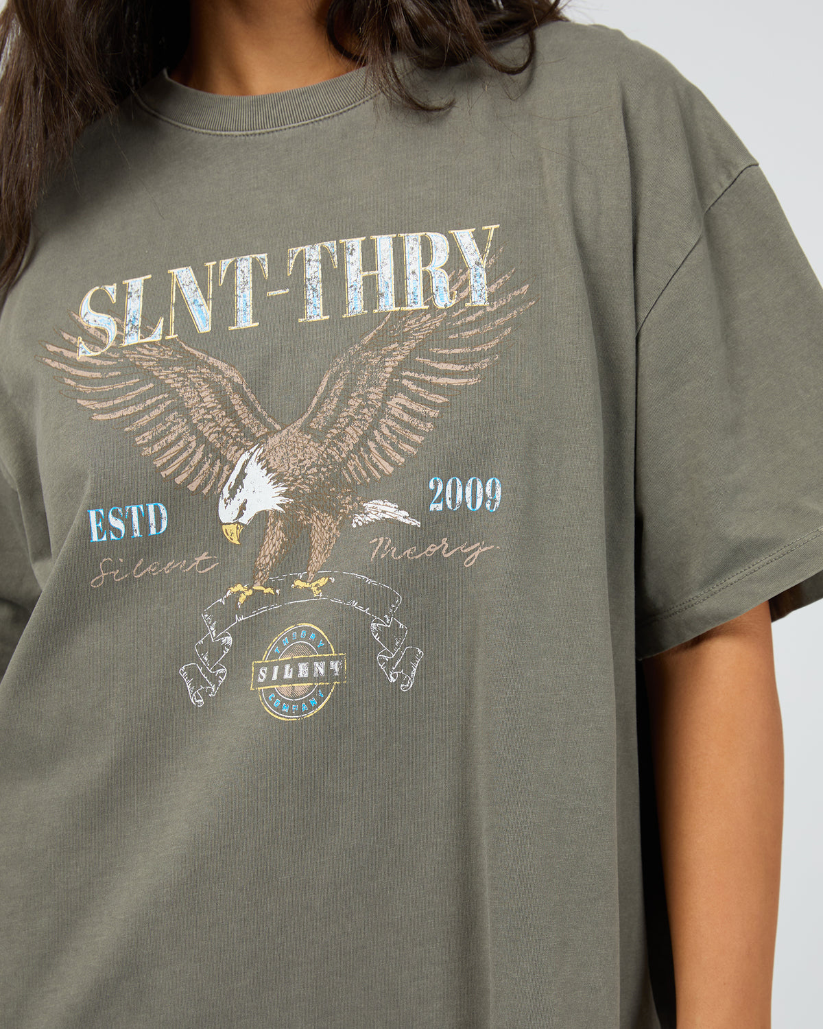 Ambient Tee Dress Charcoal