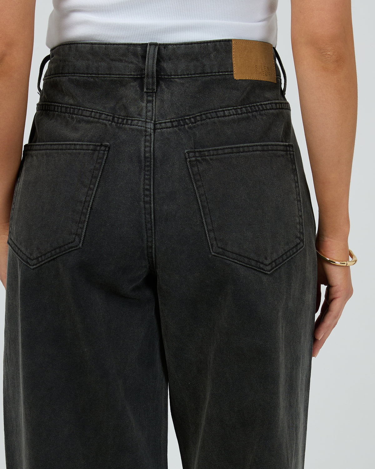 Jade Baggy Jean Washed Black