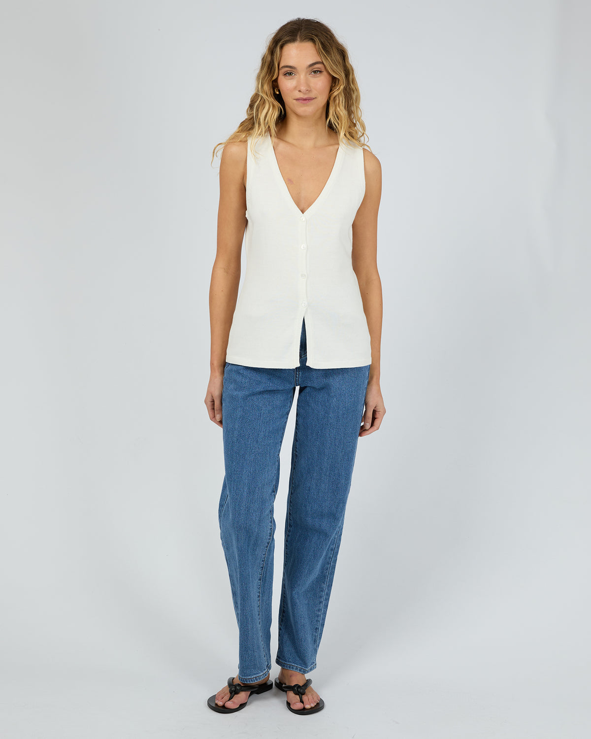 Dustin Vee Top White