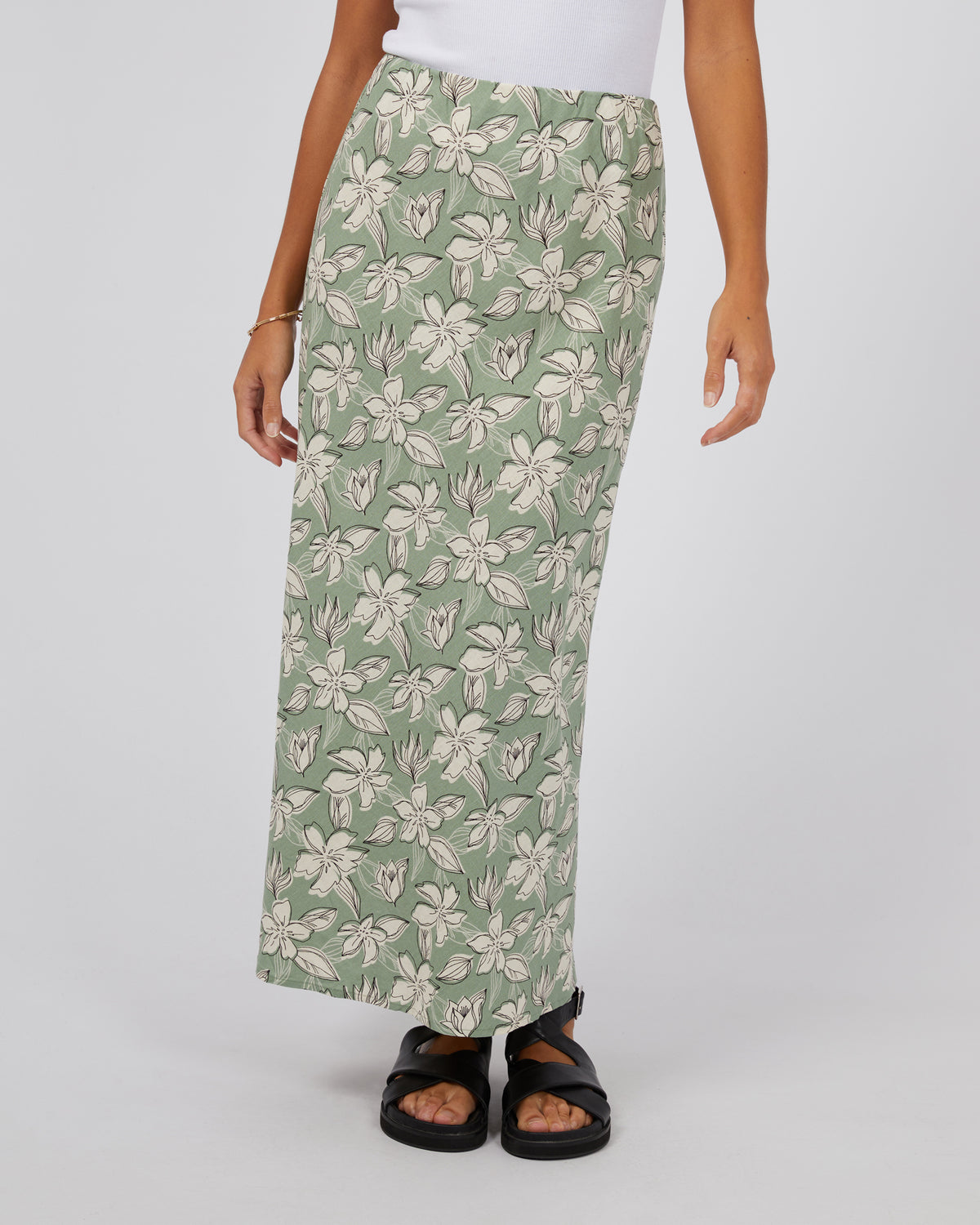 Eden Maxi Skirt Sage