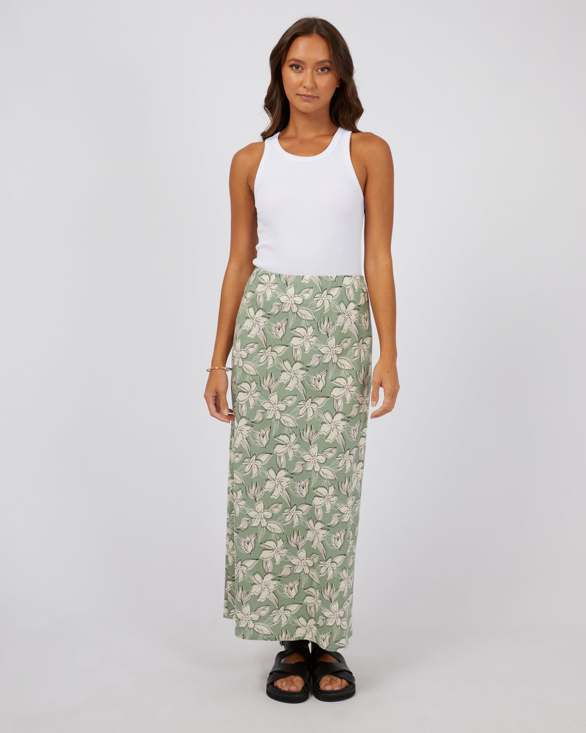 Eden Maxi Skirt Sage