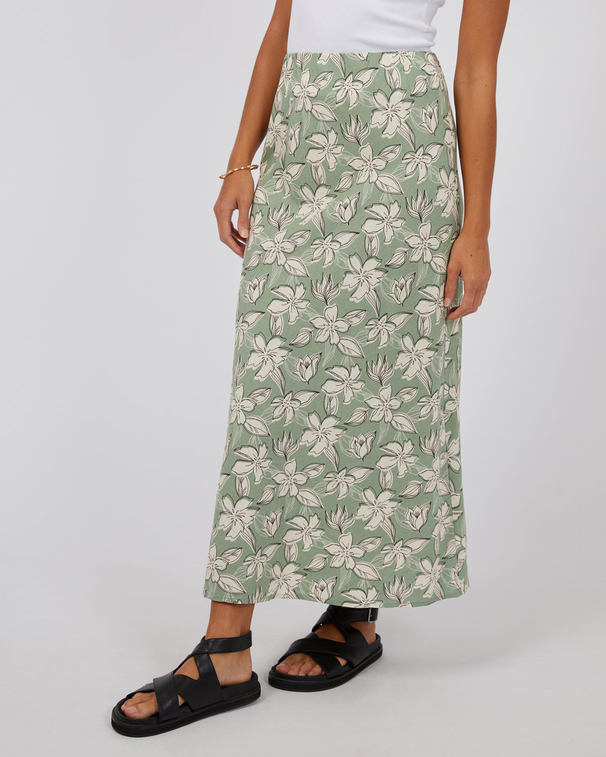 Eden Maxi Skirt Sage