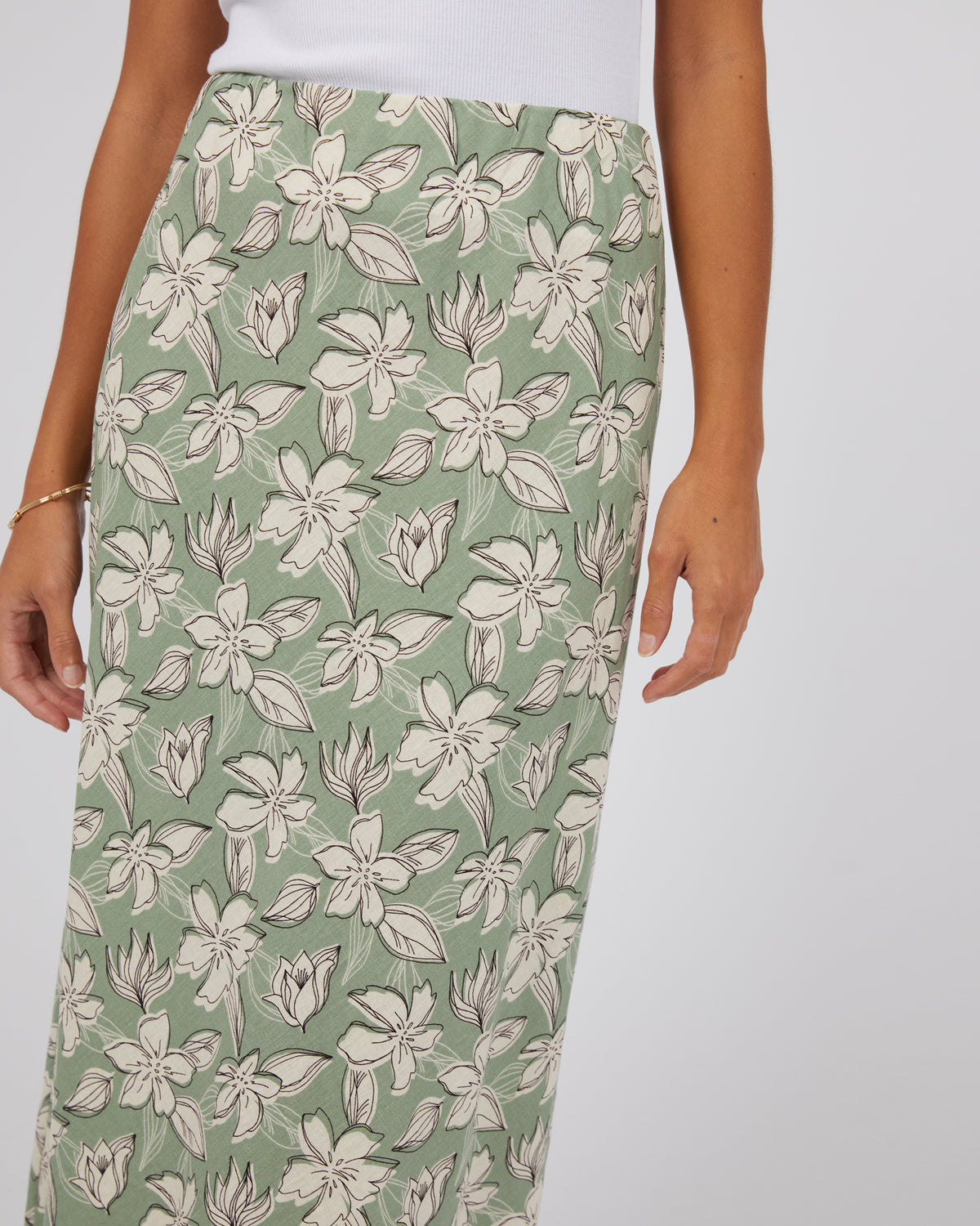 Eden Maxi Skirt Sage