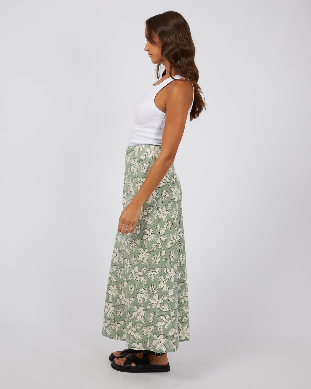 Eden Maxi Skirt Sage
