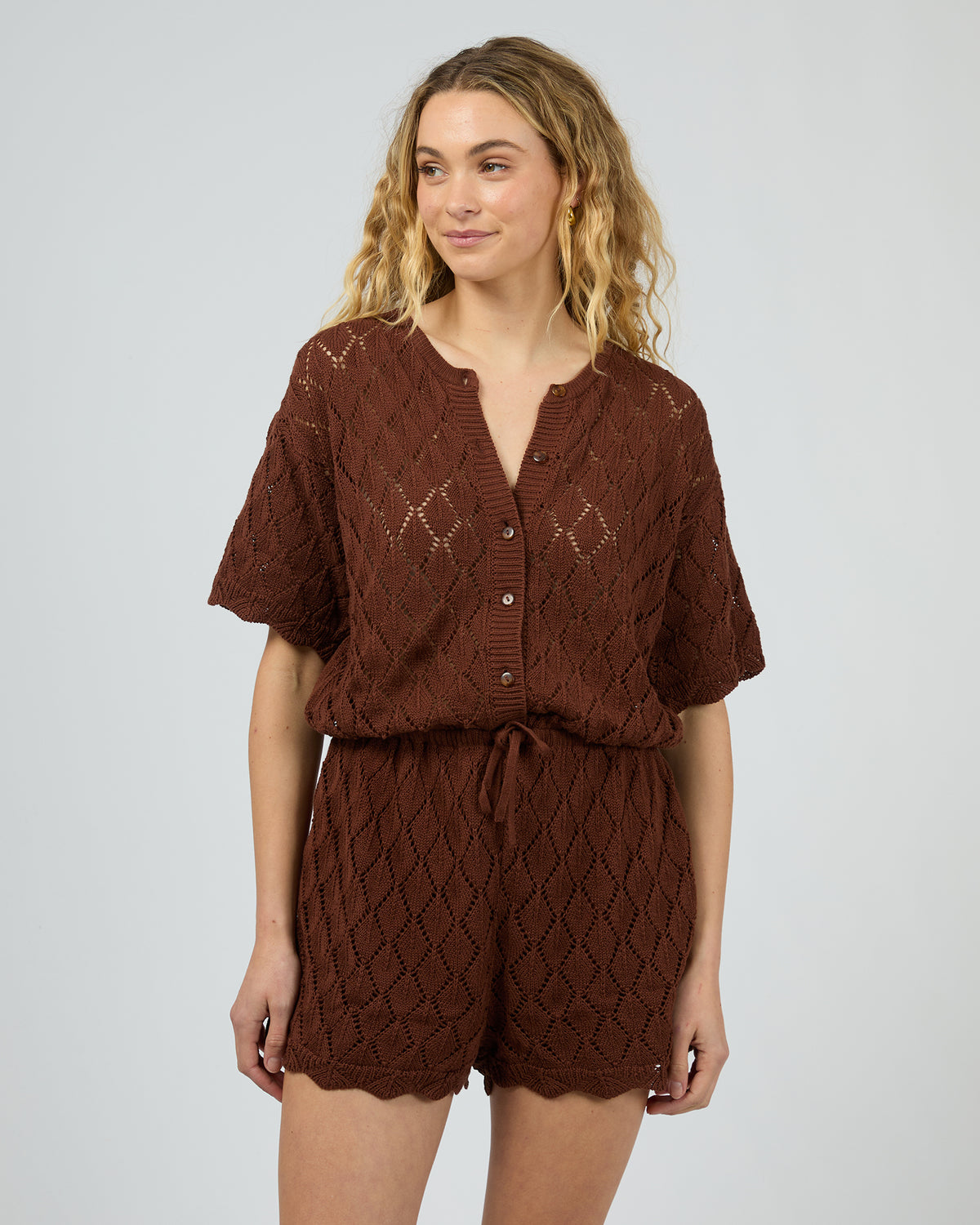 Hunter Playsuit Brown