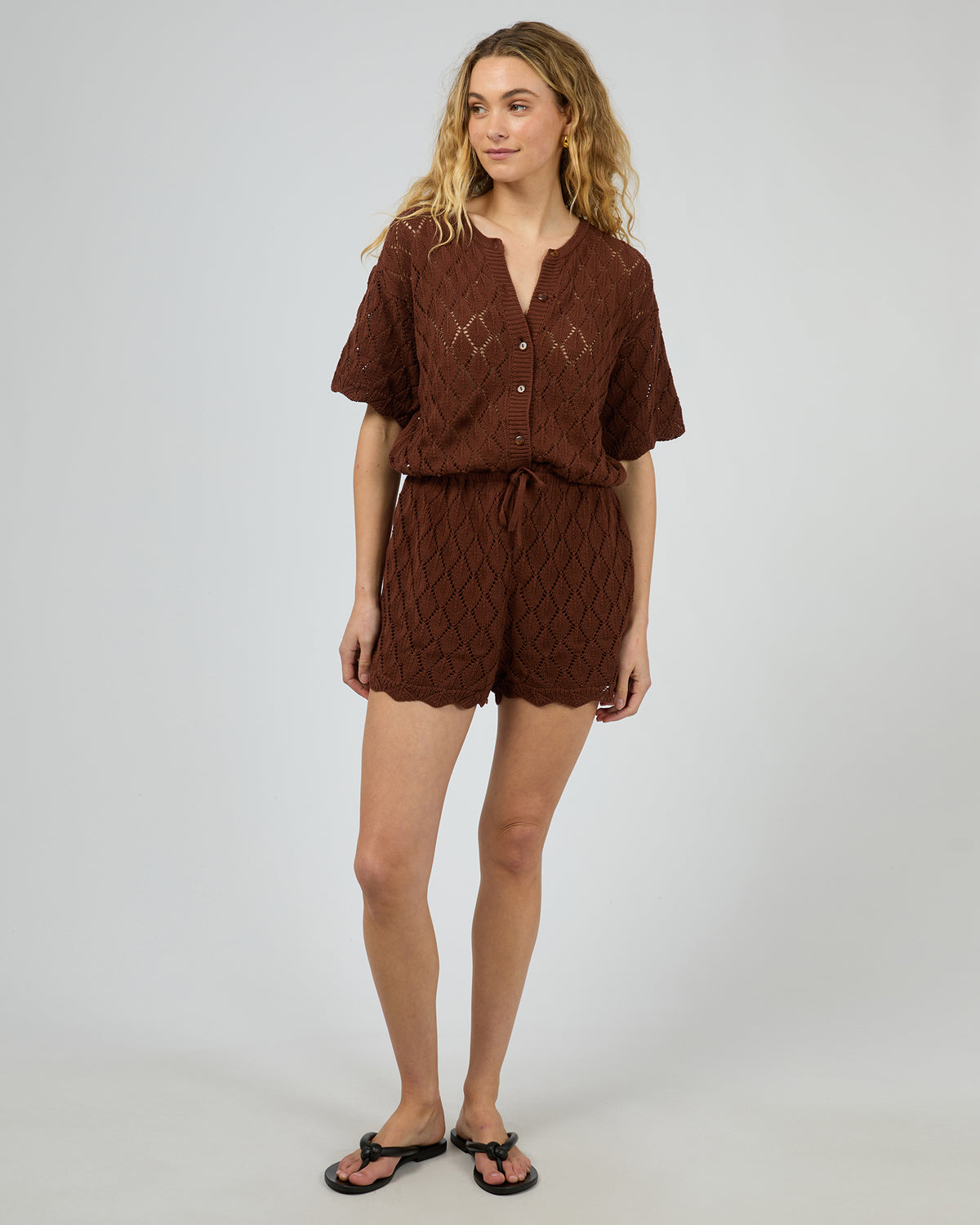 Hunter Playsuit Brown