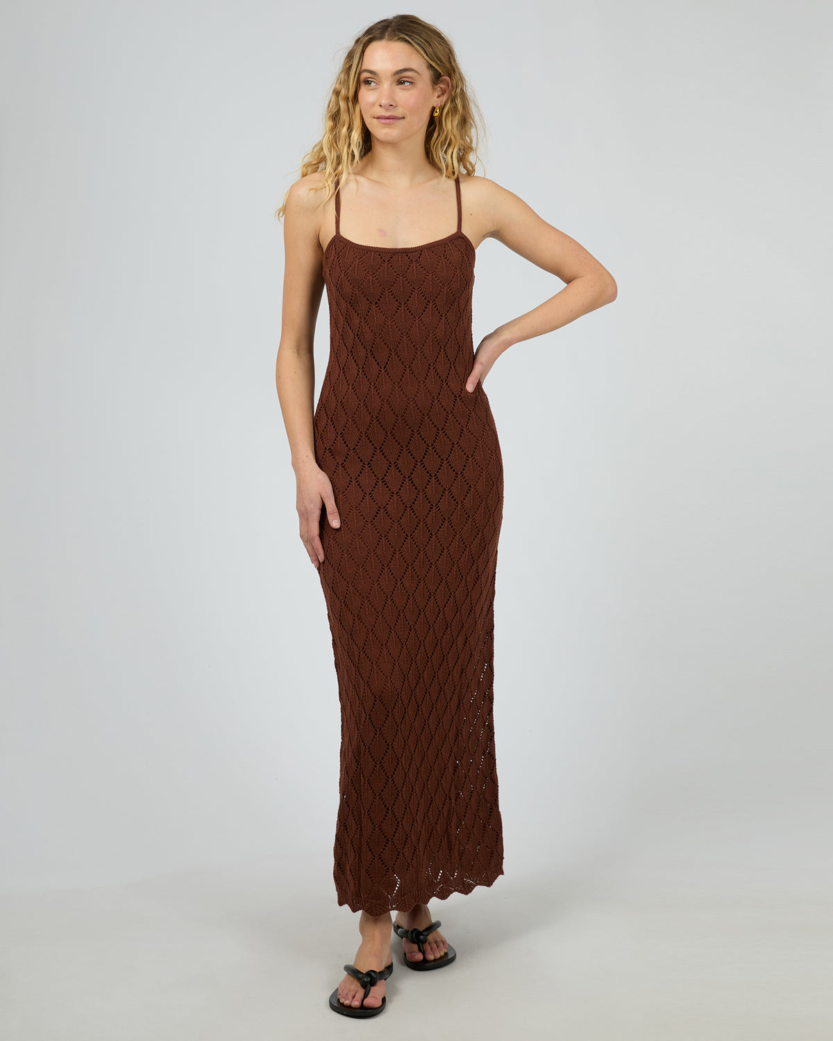 Hunter Maxi Dress Brown