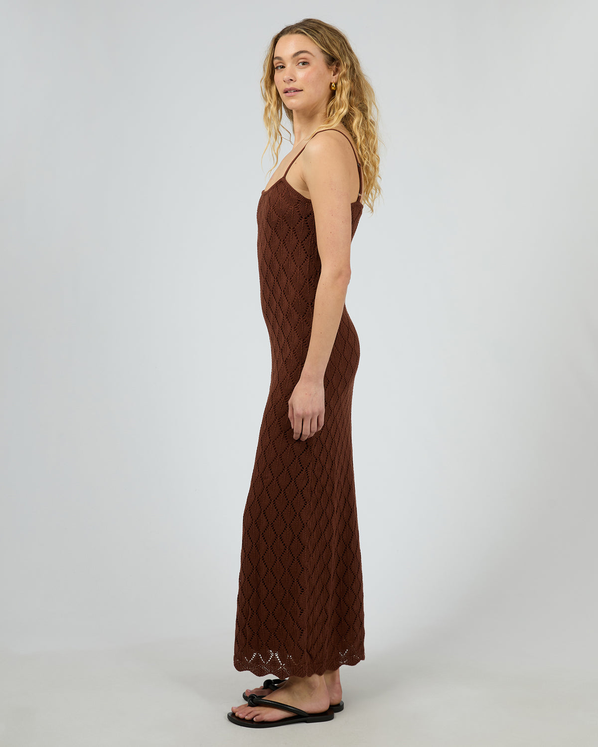 Hunter Maxi Dress Brown