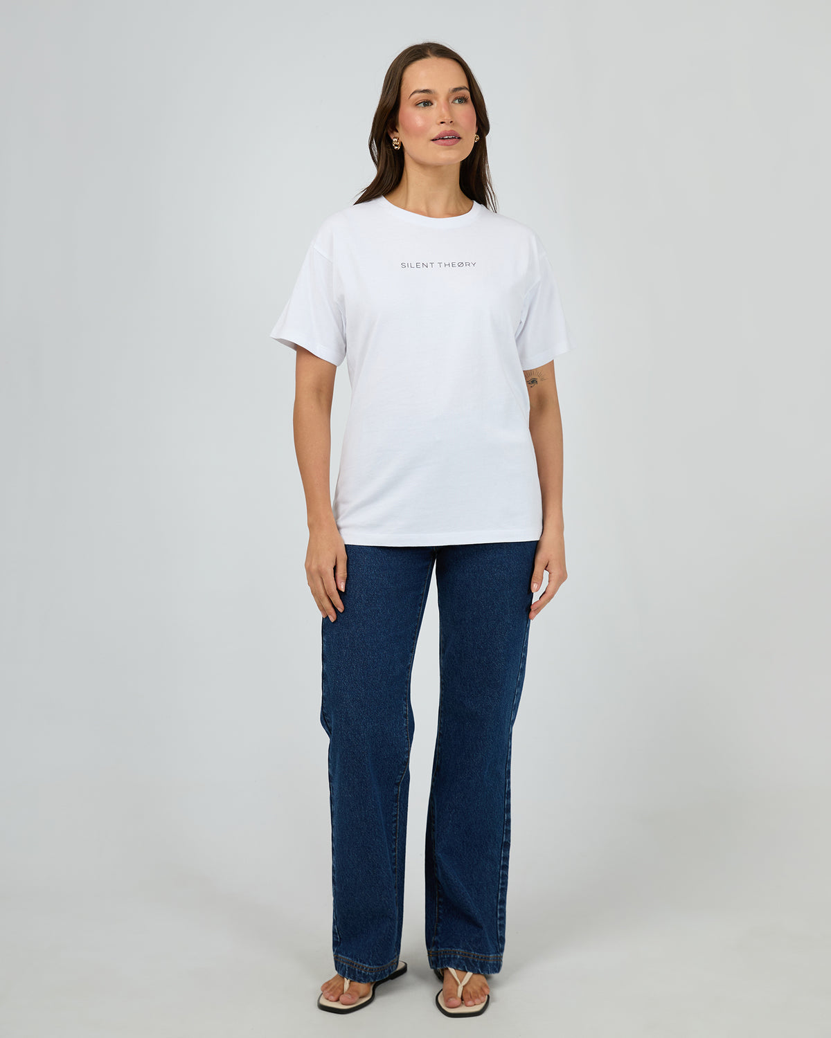 Logo Tee White