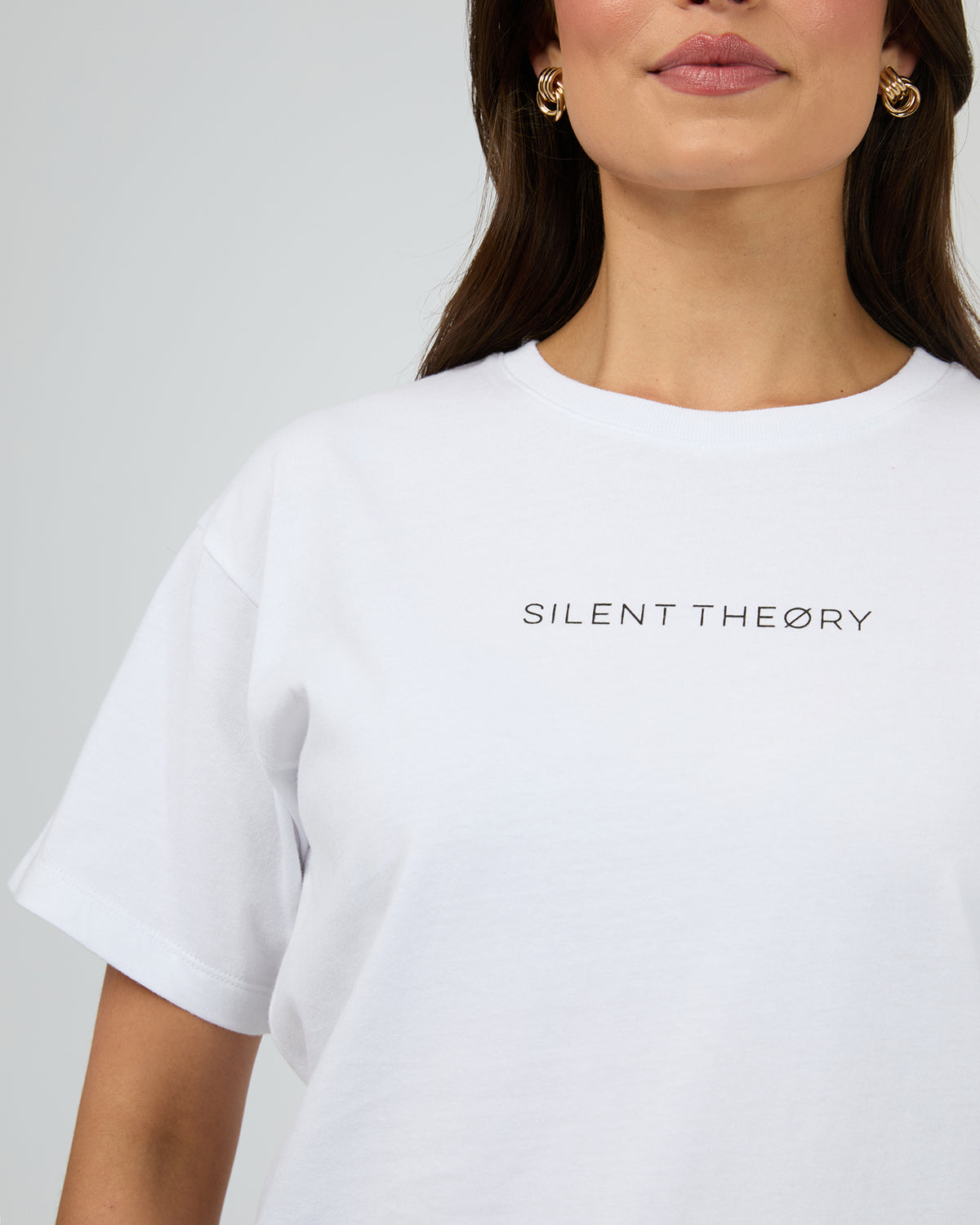 Logo Tee White