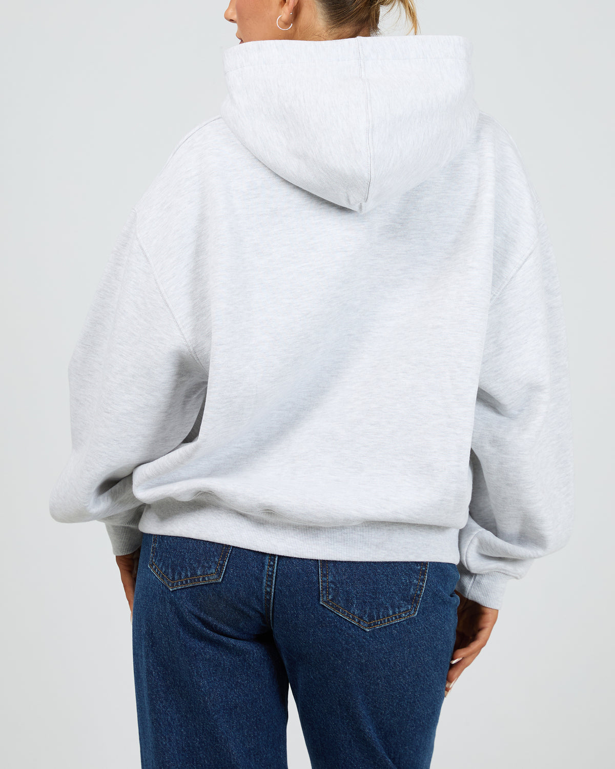 Silent Luxe Hoodie Snow Marle