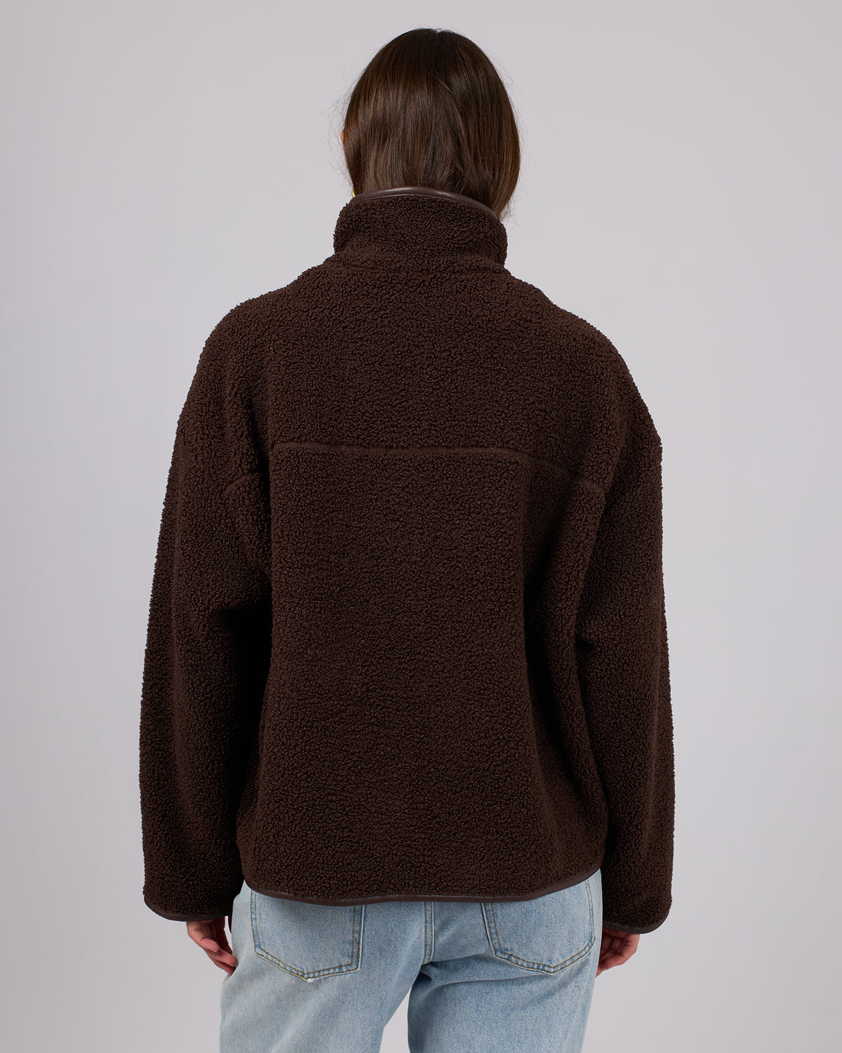 Sandy Sherpa Jacket Chocolate