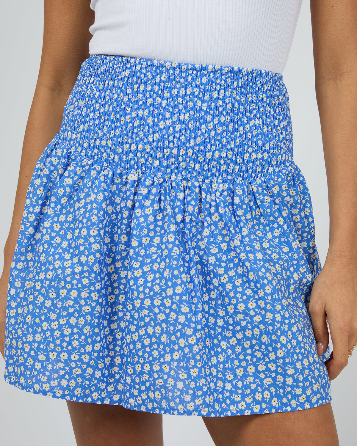 Tara Floral Print Mini Skirt